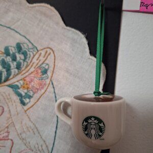 Starbucks cappuccino ornament. Like new.